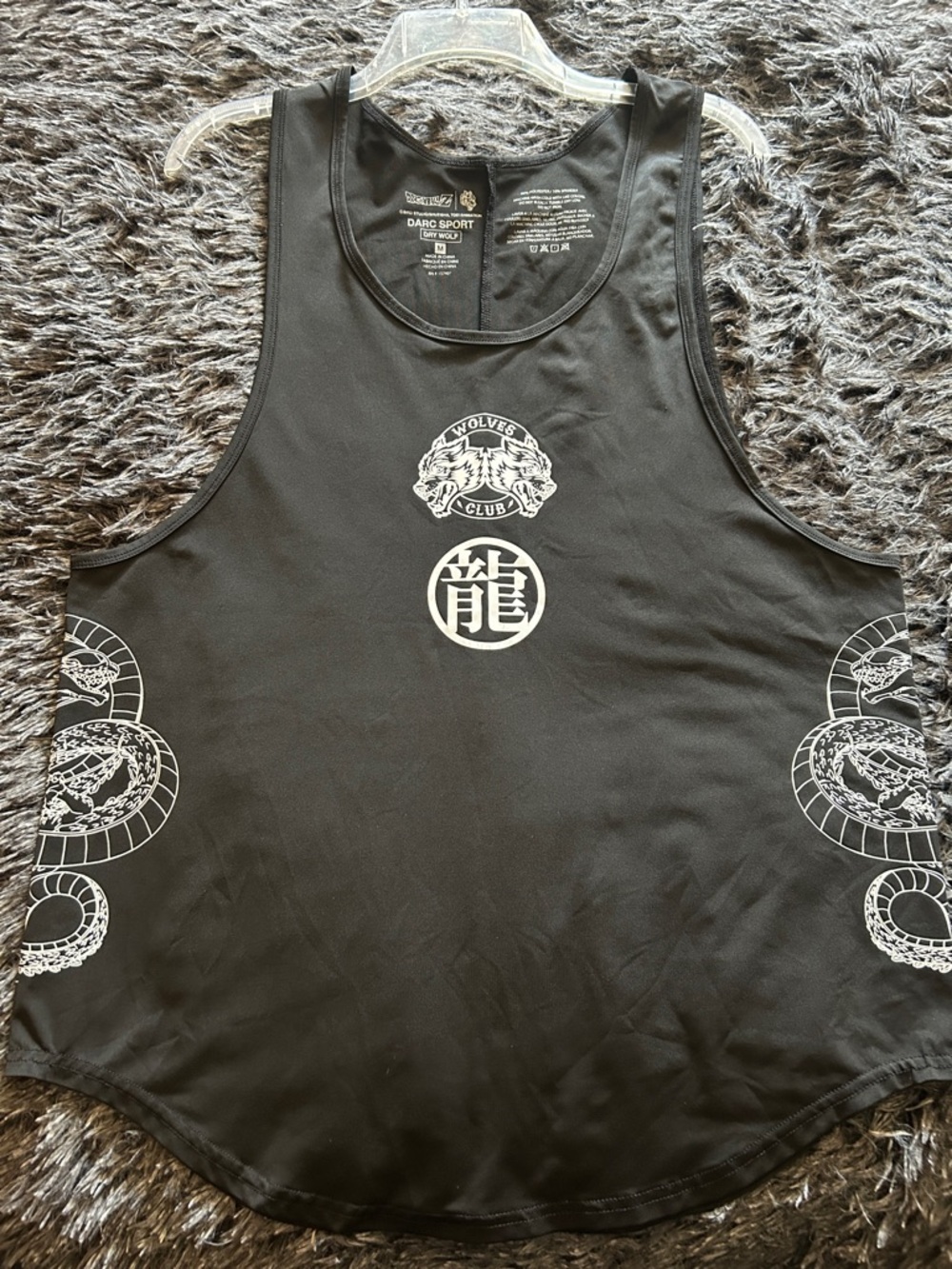 Darc Sport Dragonball Z Dragon Dry Wolf Tank Top